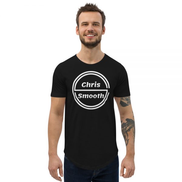 LOGO Men's Curved Hem T-Shirt - Image 2