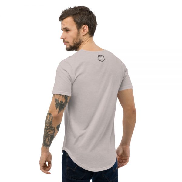 BE LOVE Men's Curved Hem T-Shirt - Image 4