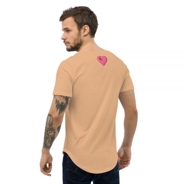 LOGO Men's Curved Hem T-Shirt - Image 19