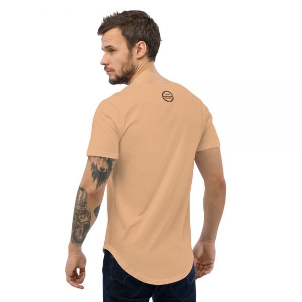BE LOVE Men's Curved Hem T-Shirt - Image 8