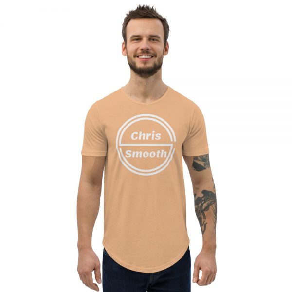 LOGO Men's Curved Hem T-Shirt - Image 16