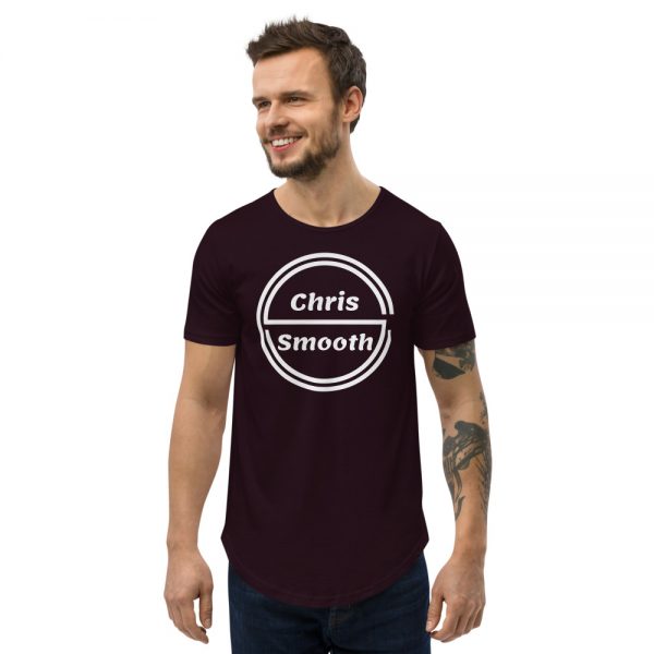 LOGO Men's Curved Hem T-Shirt - Image 6