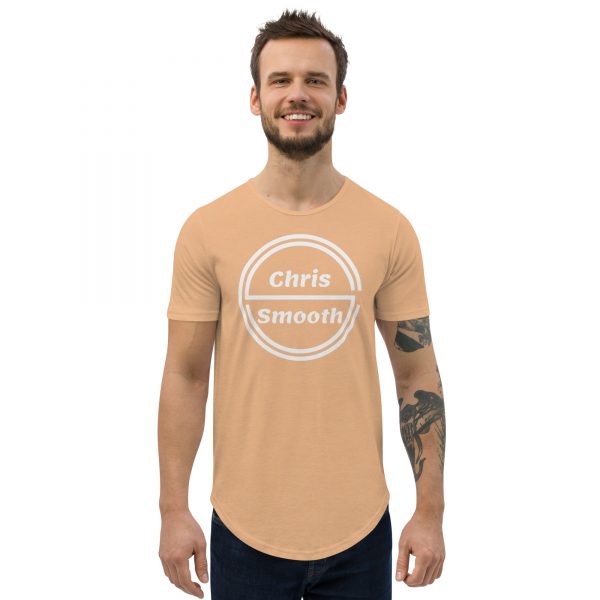 LOGO Men's Curved Hem T-Shirt - Image 8