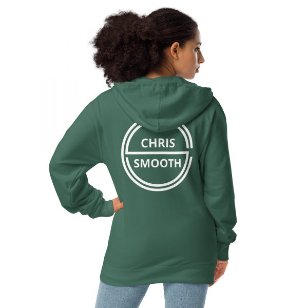 LOGO Unisex fleece zip up hoodie - Image 6