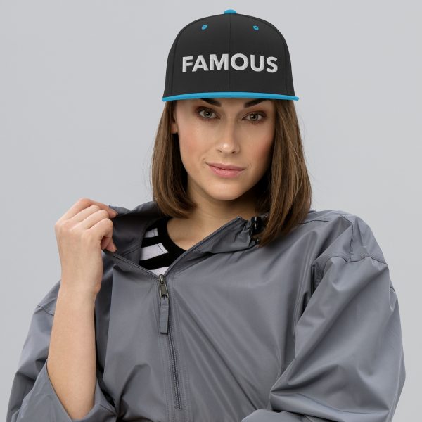FAMOUS WHT Snapback Hat - unisex - Image 9