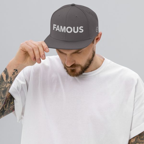FAMOUS WHITE Snapback Hat - unisex - Image 18