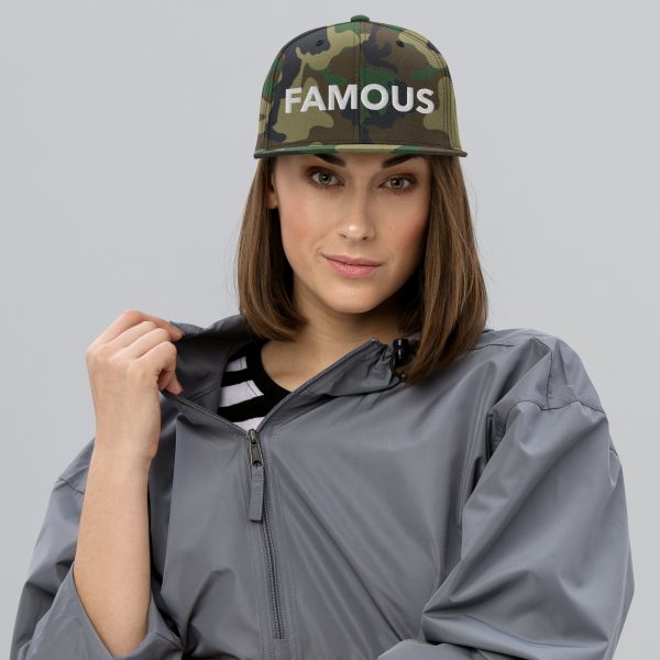 FAMOUS WHT Snapback Hat - unisex - Image 17