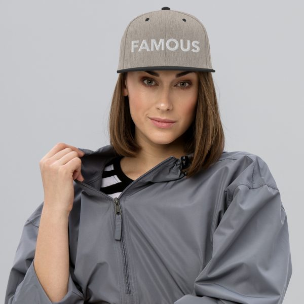 FAMOUS WHT Snapback Hat - unisex - Image 20