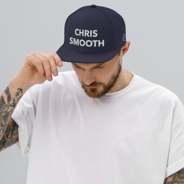 CHRIS SMOOTH WHITE Snapback Hat - unisex - Image 9