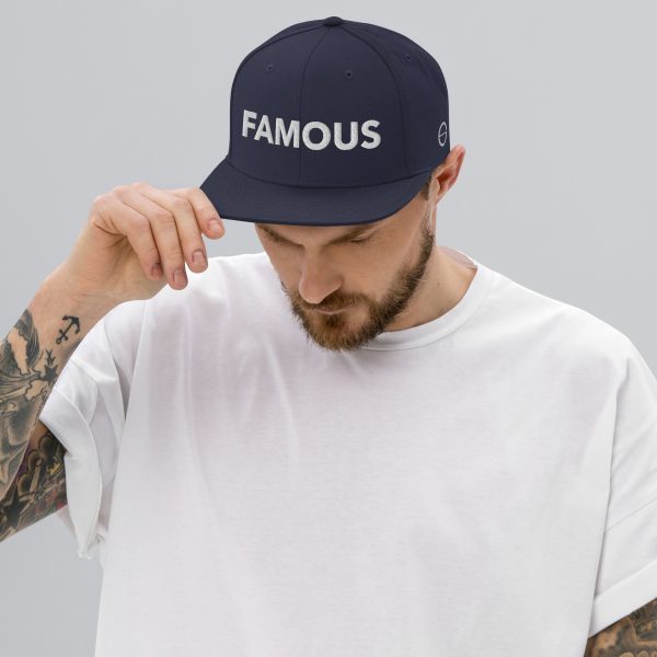 FAMOUS WHITE Snapback Hat - unisex - Image 13