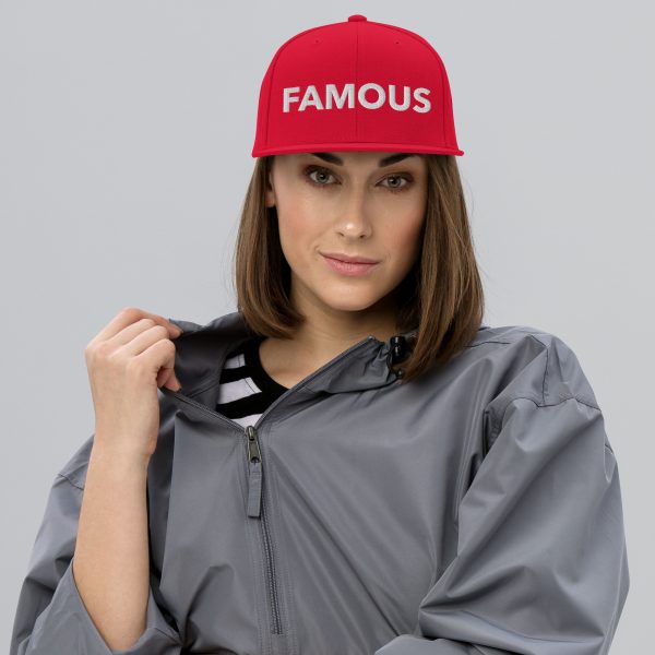 FAMOUS WHT Snapback Hat - unisex - Image 16