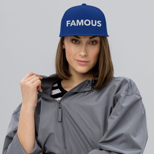 FAMOUS WHT Snapback Hat - unisex - Image 12