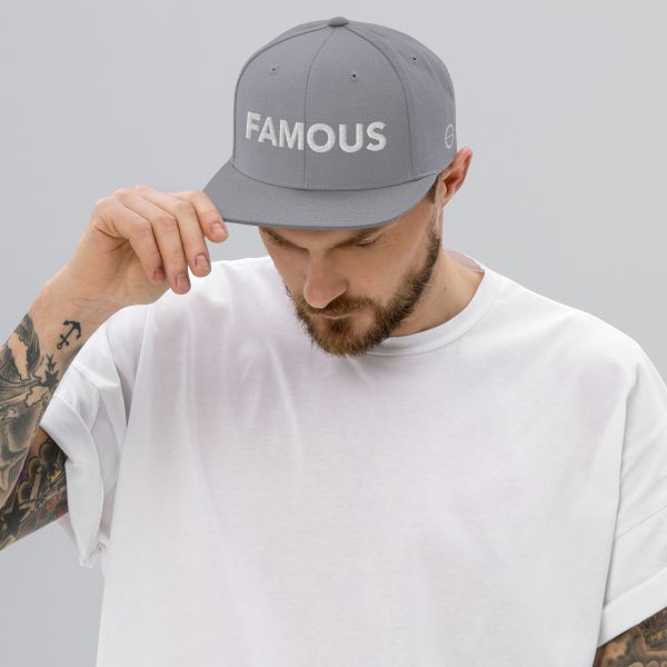 FAMOUS WHITE Snapback Hat - unisex - Image 19