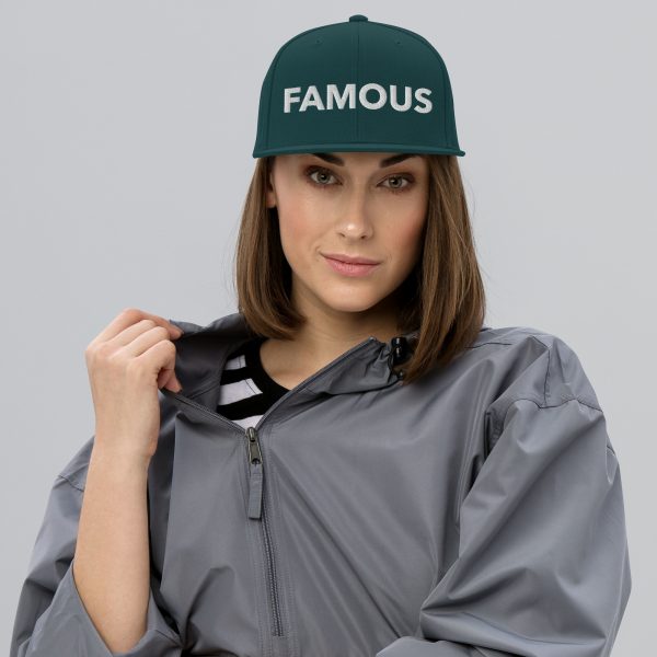 FAMOUS WHT Snapback Hat - unisex - Image 15