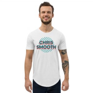 Circle Chris Smooth Men's Curved Hem T-Shirt
