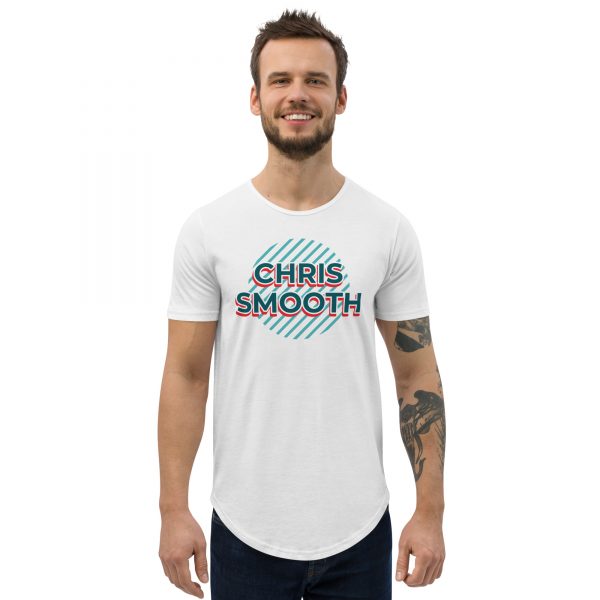 Circle Chris Smooth Men's Curved Hem T-Shirt
