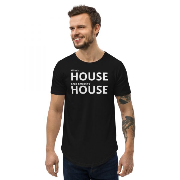 Who's house Men's Curved Hem T-Shirt