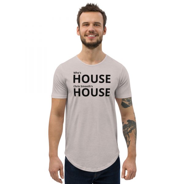 Who's house Men's Curved Hem T-Shirt - Image 24