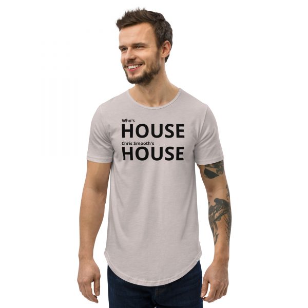 Who's house Men's Curved Hem T-Shirt - Image 25