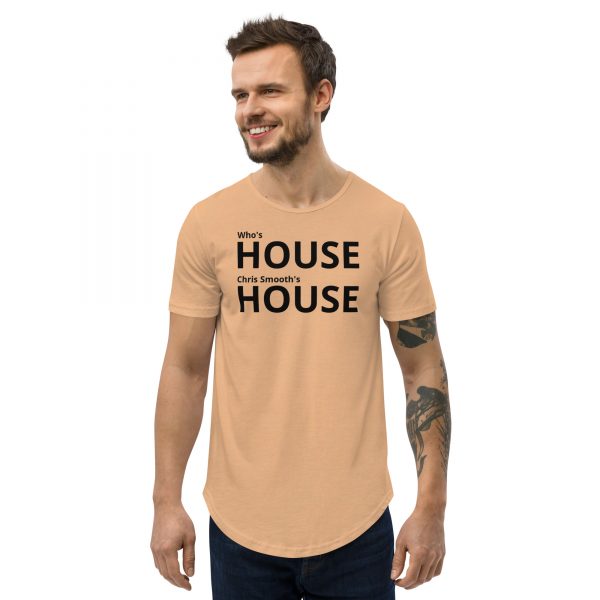 Who's house Men's Curved Hem T-Shirt - Image 29