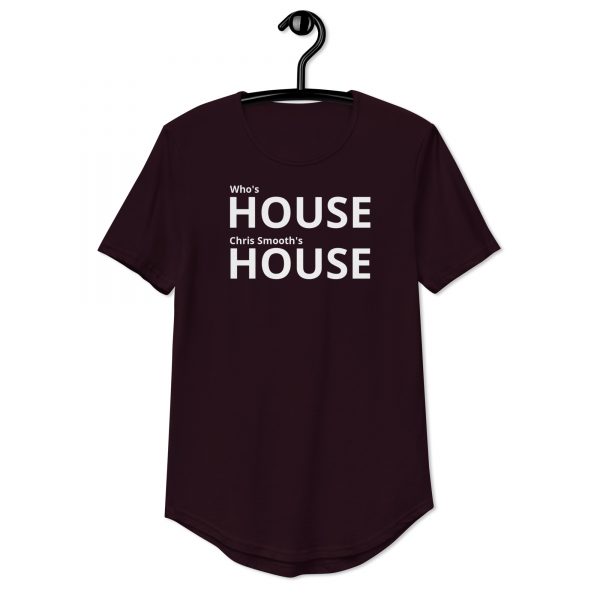Who's house Men's Curved Hem T-Shirt - Image 7