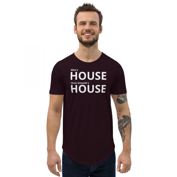 Who's house Men's Curved Hem T-Shirt - Image 8
