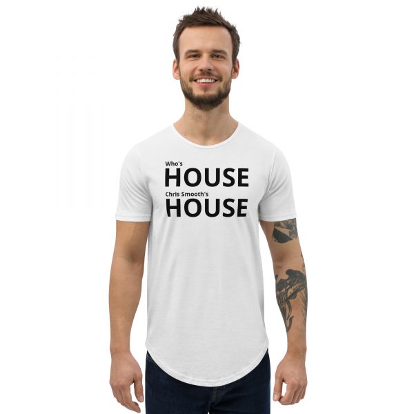 Who's house Men's Curved Hem T-Shirt - Image 32