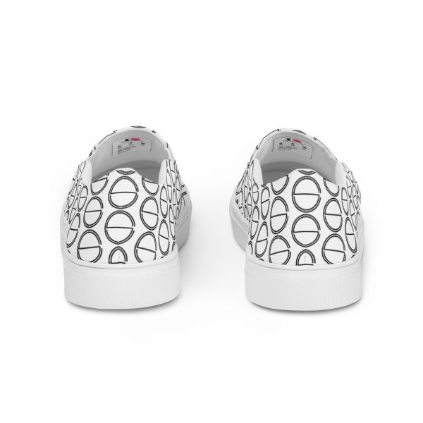 Smooth Logo Men’s slip-on canvas shoes - Image 4