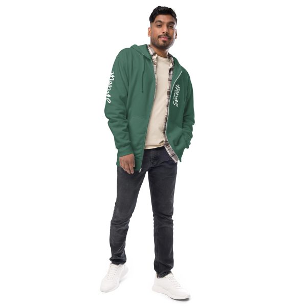 Chris Smooth Unisex fleece zip up hoodie - Image 5